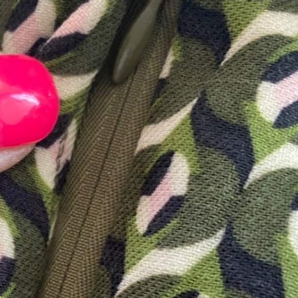 RARE 💥 J.Crew Collection Ratti Geometric Tile Print Cropped Pants ! - Picture 2 of 5